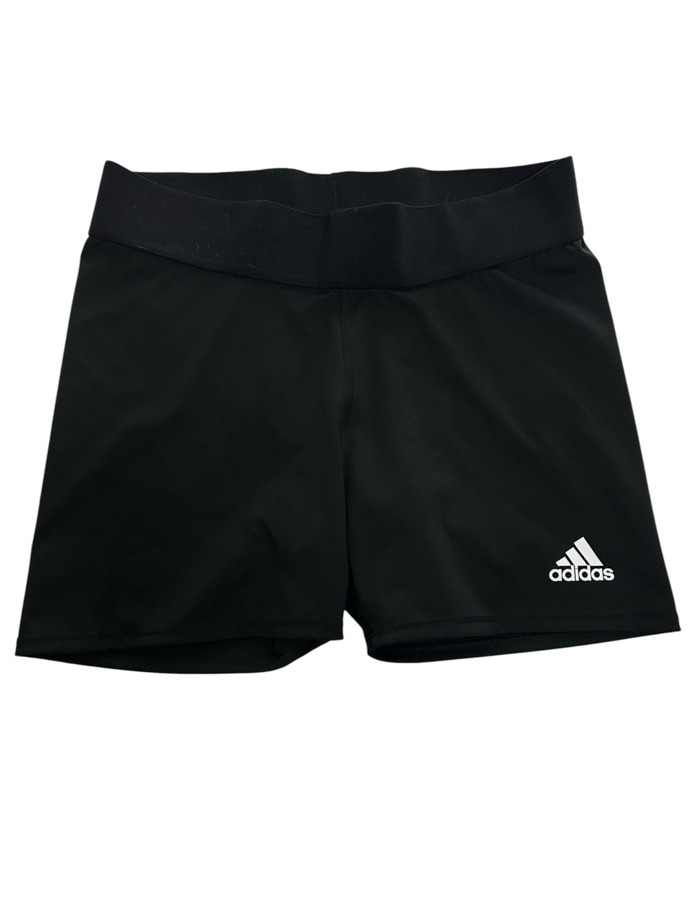 ADIDAS / Black High Waisted Shorts / 3” inseam with Liner / Large / Activewear